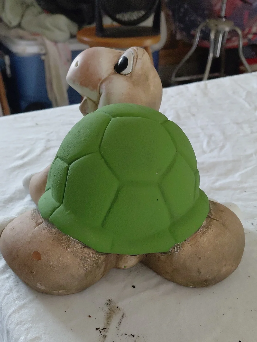 Green Turtle Reptile Ornament - Brand: